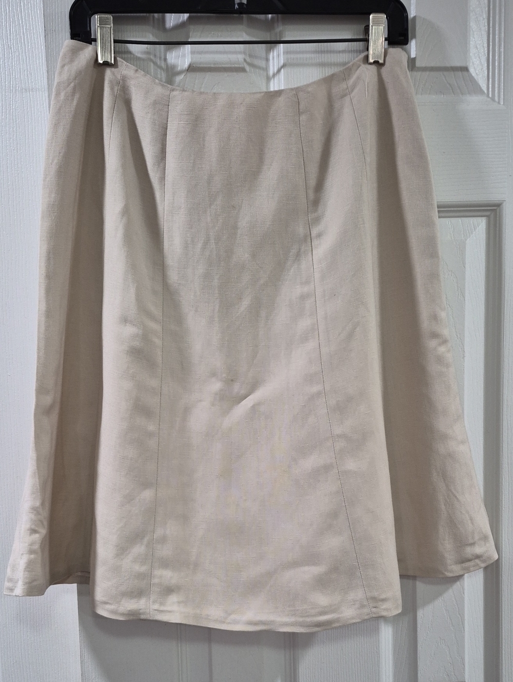 Calvin Klein Cream A-Line Skirt